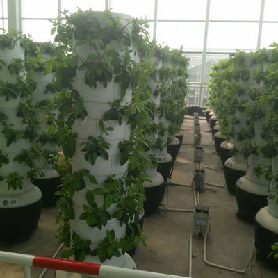 水栽培温室 屋外 室内 庭園 植物 垂直 プラスチック 塔 栽培 システム 塔 鍋